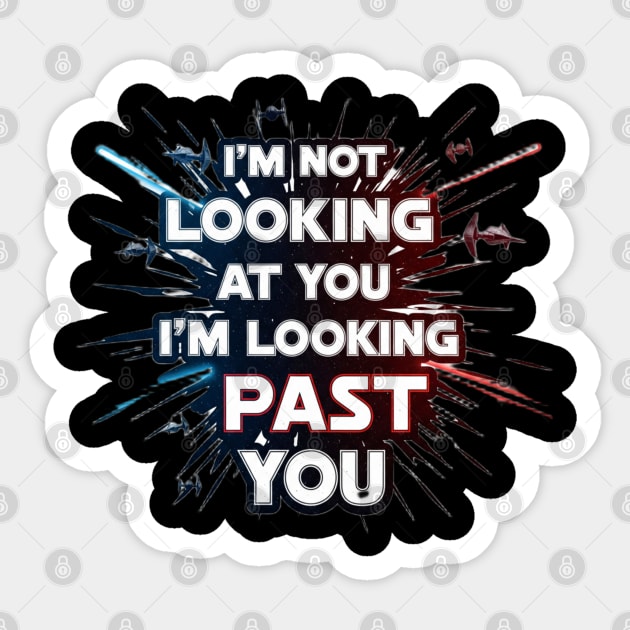 Looking Past You - Personal Journey Edition Sticker by Lamar 's Store